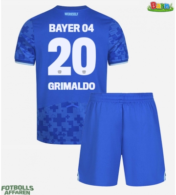 Bayer Leverkusen Alejandro Grimaldo #20 Tredjeställ Barn 2025-26 Kortärmad (+ Korta byxor)